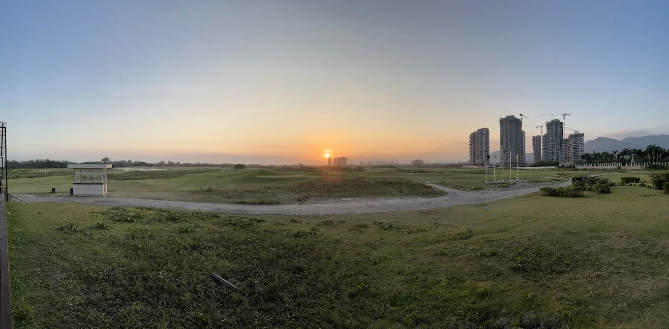 Sunset in Barra - View of the Golf Course - Image